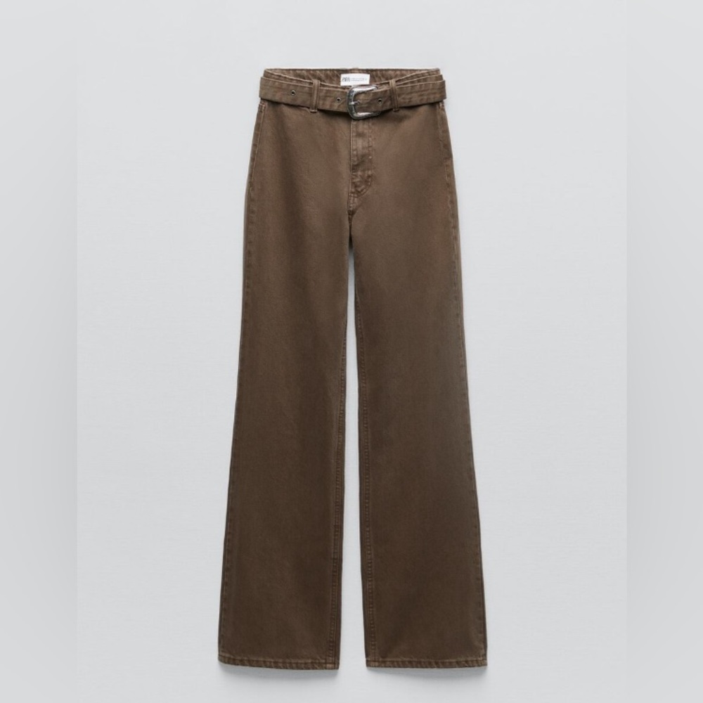 Zara Brown Women's Jeans. NWT - Picture 4 of 7
